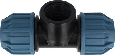 Produktbild von Jason PP-Klemmverbinder T-Stück mit IG Ø 40 x 1 1/4 Zoll x 40 mm - DVGW zugelassen