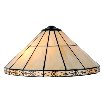 Produktbild von Clayre & Eef Lampenschirm Tiffany Ø 41 cm Beige Metall