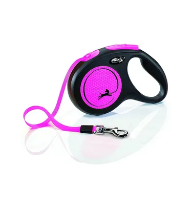Produktbild von Flexi "NEW NEON" : Neon-Pink Hundegewicht max: 15 kg S - 5m Farbe: Neon-Pink Inhalt: Hundegewicht max: 15 kg Größe: S - 5m