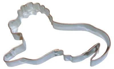 Produktbild von Keksausstecher für Plätzchen mit Löwenmotiv aus Weißblech, 90 x 55 mm