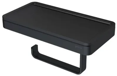 Produktbild von Geesa Frame Toilettenpapierhalter mit Ablage Schwarz