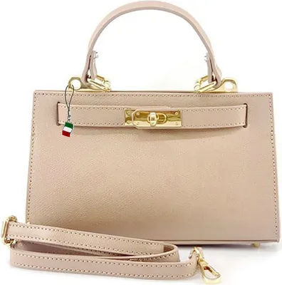 Image de Sac en cuir Florence Sac à bandoulière beige OTF812C