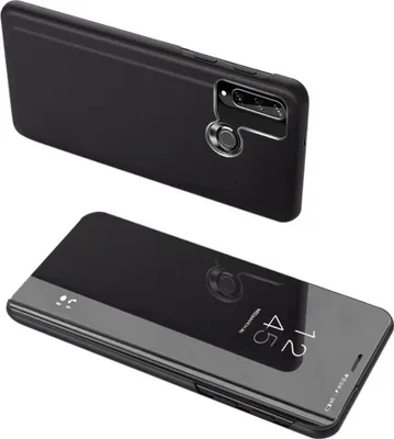 Produktbild von Clear View Case für Huawei Y6P - Schwarz KP8932