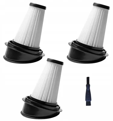 Productafbeelding van 3x HEPA-filter vervanging voor de Beko VRT61821 stofzuiger