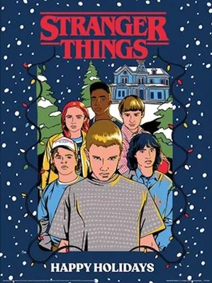 Obrázek produktu pro Stranger Things – Veselé svátky – 30 x 40 cm – plakát