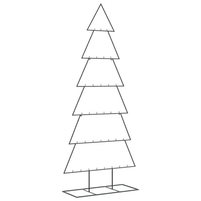Immagine prodotto di Albero di Natale Decorativo in Metallo Nero 180 cm