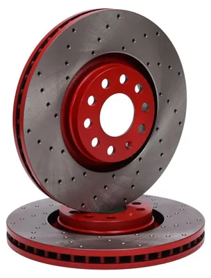 Immagine prodotto di 2 dischi freno anteriori MASTER-SPORT per AUDI A4 Avant (8ED, B7) 320 mm 24013001851SE-SET-MS