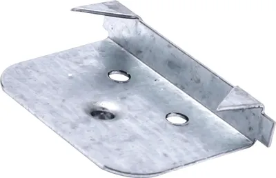 Produktbild von Anfangsprofilholzkralle (Stahlkralle) für Paneele Stahlband verzinkt 10 Stück
