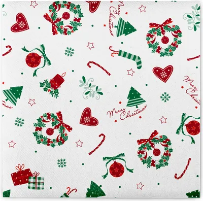 Produktbild von Sovie HOME Weihnachtsserviette Dream aus Linclass® Airlaid 40 x 40 cm, 12 Stück