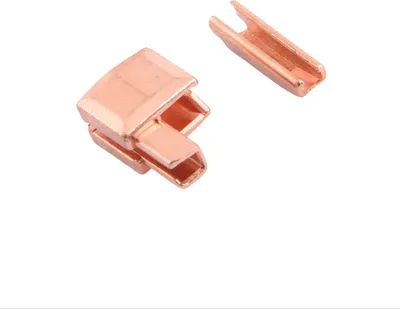 Produktbild von INF Roségoldene Reißverschlussschieber - 10 Stück (Größe 10)