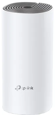 Obrázok produktu pre TP-Link Deco E4 (1-pack), Biela, Šedá, Vnútorný, Sieťový smerovač, LAN, WLAN, Dvojpásmový (2,4 ghz/5 ghz), Wi-Fi 5 (802.11ac)