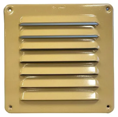Image de Grilles d'aeration aluminium vernis, L.15 x l.15 cm