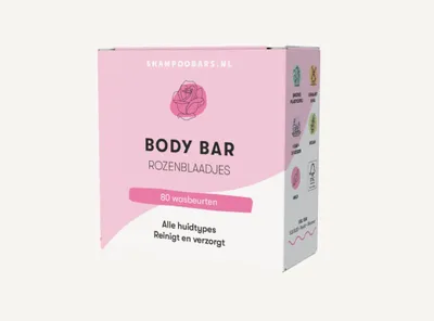 Productafbeelding van SOLYD Body Bar Rozenblaadjes 60 gram