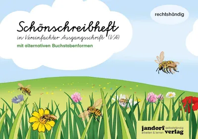 Produktbild von Schönschreibheft in VA - rechtshändig - Vereinfachte Ausgangsschrift - mit alternativen Buchstabenformen