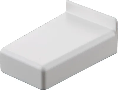 Produktbild von CAMAR Abdeckkappen für Modell 806, links, 43x26x67, Kunststoff weiß