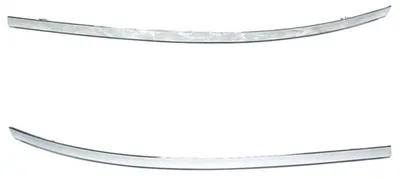Produktbild von Zierleisten 2x Stoßstange Chrom links + rechts vorne für Audi A6 4F C6 2004-2009