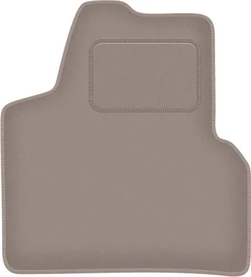 Produktbild von Fahrerfußmatte Velours beige passend für Fiat Scudo II (2007-2016, Lieferung) – mit Befestigungen – passgenau