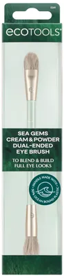 Immagine prodotto di Pennello occhi EcoTools Sea Gems, con punta doppia per ombretti in crema e in polvere, confezione singola