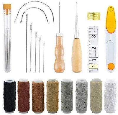Image de Kit de machines à coudre professionnelles – 30 pièces, fil à coudre inclus