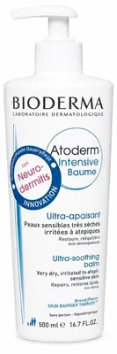 Produktbild von Bioderma Atoderm Intensive Baume, Creme, Unisex, Anti-Reizung, Anti-Rötung, Verstärkung, 500 ml, 500 g, Pumpenflasche