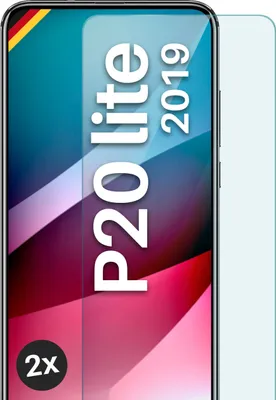 Produktbild von SCHUTZFOLIE FÜR HUAWEI P 20 LITE (2019) - ECHTGLAS, Stückzahl:2er Set