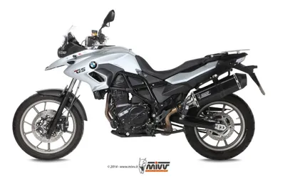 Image de Silencieux Mivv SPORT SPEED EDGE SLIP-ON Steel Black pour BMW F 700 GS BJ 2012 >