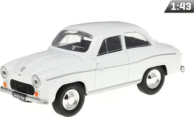 Produktbild von Model v měřítku 1:43, SYRENA 104 PRL, bílý