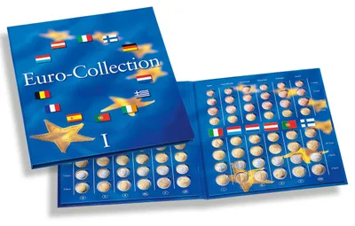 Produktbild von Leuchtturm 324353 Münzenalbum Presso Euro-Collection Band 1: Münzalbum für Kursmünzensätze der 12 Euro
