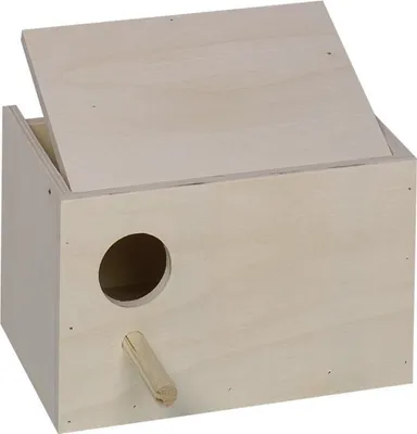 Obrázok produktu pre Hniezdna búdka pre andulky Nobby s otvorom vľavo; 22 x 16 x 14 cm