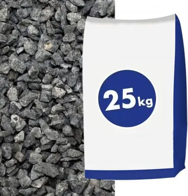 Produktbild von Basaltsplitt Eifelschwarz 8-11mm 25kg Sack