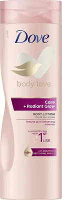 Produktbild von Dove Radiant Glow Loción Corporal Todo Tipo De Piel 400ml