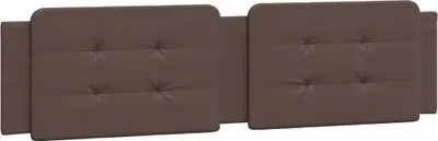 Produktbild von vidaXL Kopfteil-Kissen "Zadar" Braun 200 cm Kunstleder