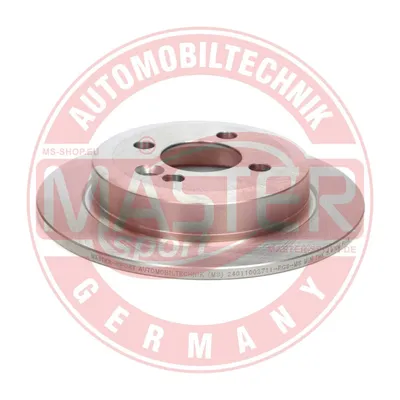 Produktbild von 2x MASTER-SPORT Bremsscheibe 24011002711-PCS-MS hinten für MINI Schrägheck (R56)