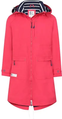Immagine prodotto di Lazy Jacks - Giacca impermeabile da donna, lunga LJ137 (L) (Rosa)