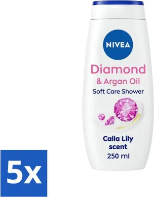Produktbild von Nivea - Diamond Touch Duschgel - Sinnlicher Lilienduft - 250 ml - Vorteilspack - 5 Stücke