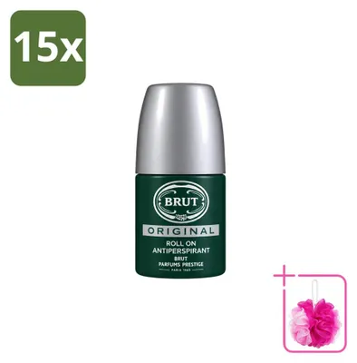 Produktbild von 15 x Brut Original Deodorant Roll-on - 50 ml - Sparpackung - 15 Stücke