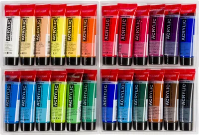 Immagine prodotto di Amsterdam | Set di selezione generale di acrilici serie standard 24x20ml