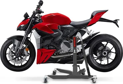 Produktbild von CS Power Classic-Zentralständer für Ducati Streetfighter V2 22-24 Grau
