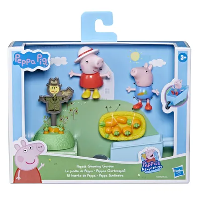 Zdjęcie produktu dla Hasbro, zestaw do zabawy Świnka Peppa Przygody w ogrodzie Peppy, kolorowy