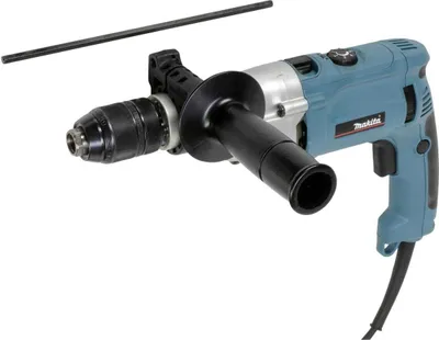 Immagine prodotto di Makita HP2071J - Trapano a percussione - 1010 W - 2 velocità - Mandrino autocentrante 13 mm
