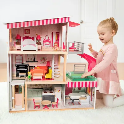 Produktbild von Bella's Droom Poppenhuis, 65dlg.