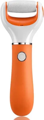 Produktbild von Elektrisches Fußvijel, eeltentferner, wasserdicht, aufladbar, Exfoliierer, 1 Stück, Orange.