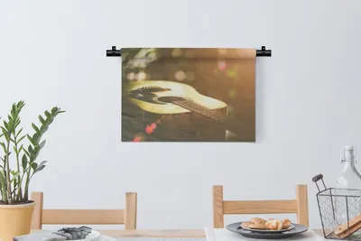 Produktbild von MuchoWow® Wandteppich Wandbehang Abstraktes Porträt einer akustischen Gitarre 60x40 cm Tapisserie Dekoration Wandtuch - Wanddekorationen