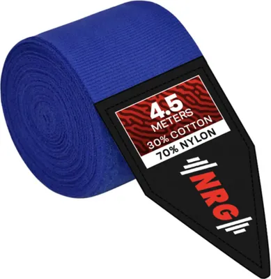 Image de NRG fitness Bandage de boxe - Bandages pour les mains - 4,5 mètres - Rouge