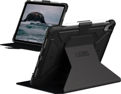 Produktbild von Uag Metropolis - Schutzhlle mit Apple Pencil Halterung fr Ipad 10.9"" 10. Generation (Schwarz)