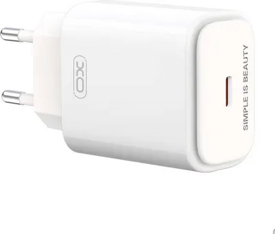 Obrázok produktu pre Adaptér XO L90B, USB-C, PD 20W + QC 3.0 18W, biely