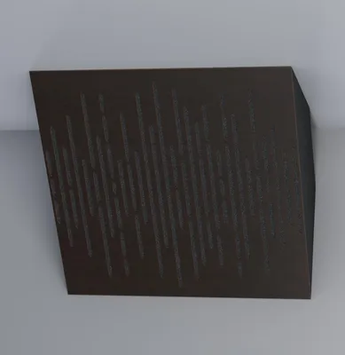 Immagine prodotto di Confezione da 2 – Trappola acustica angolare per bassi | 50x50 cm | Assorbimento delle basse frequenze per studi e teatri | Diffusione | [WAVE-H-150 mm | Wengé]