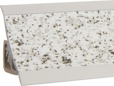 Immagine prodotto di HOLZBRINK L’alzatina per top/ piano di cucina PVC Granito chiaro 23x23 mm 150 cm (senza accessori)