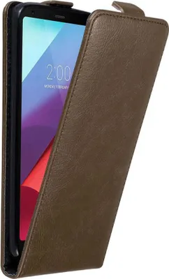 Produktbild von Cadorabo Hülle für LG G6 Schutz Hülle in Braun Flip Etui Handyhülle Case Cover