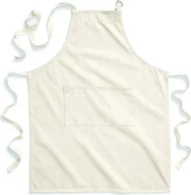 Produktbild von Westford Mill W364 | Zástěra s bryndákem z fairtradové bavlny pro dospělé - 72 x 93 cm - Barva: přírodní - Rozměr: 72 x 93 cm